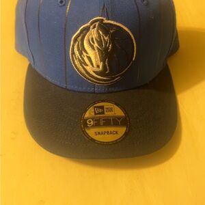 New Era Blue and Black Snapback Cap